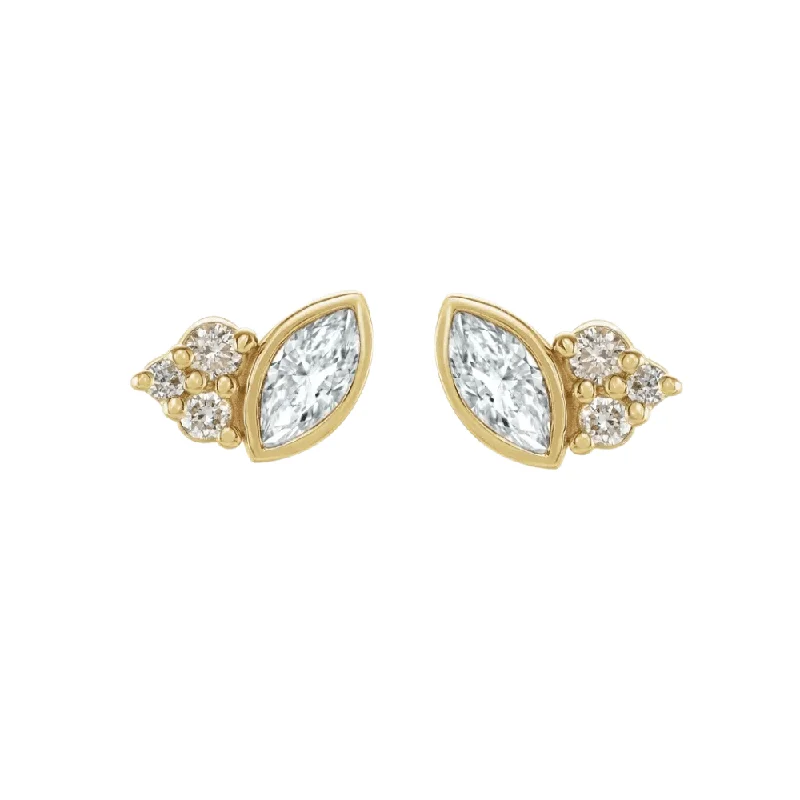 Stud Earrings for Bridesmaids Look -The ROXIE Stud Earrings