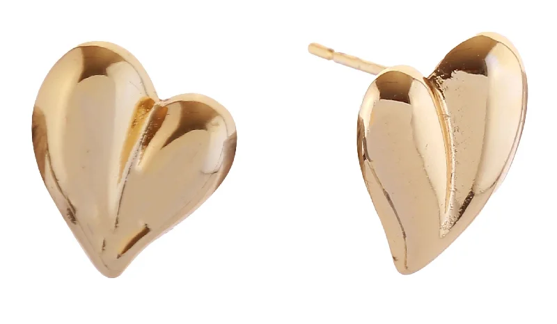 Floral Drop Earrings with Petals -DJE310801 14K Eternal Heart Post Earrings