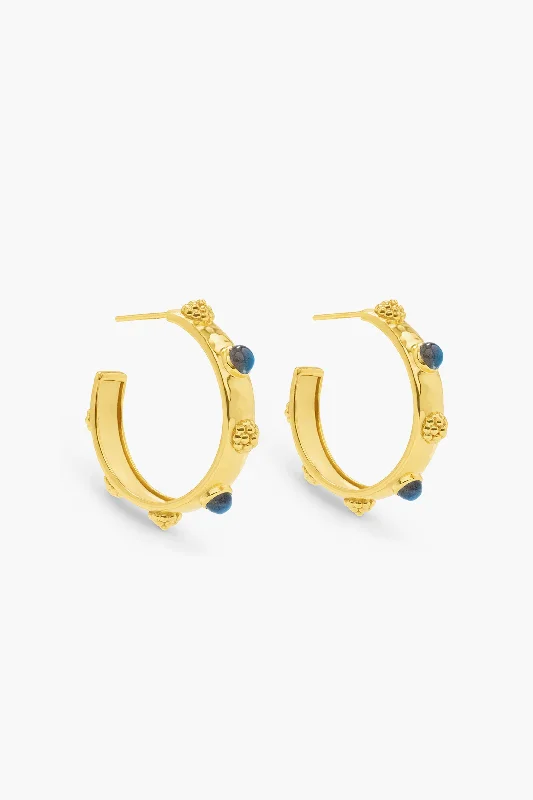 Drop Earrings for Casual Outfit -Cleopatra Hoop Earrings