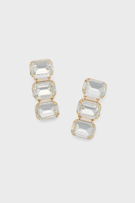 Diamond Drop Earrings for Luxury -Crystal Pippa Earrings