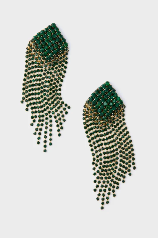 Animal Print Drop Earrings for Fun -Emerald Niomi Earrings