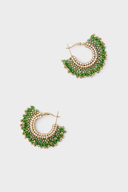 Drop Earrings with Polished Shine -Emerald Sierra Earrings