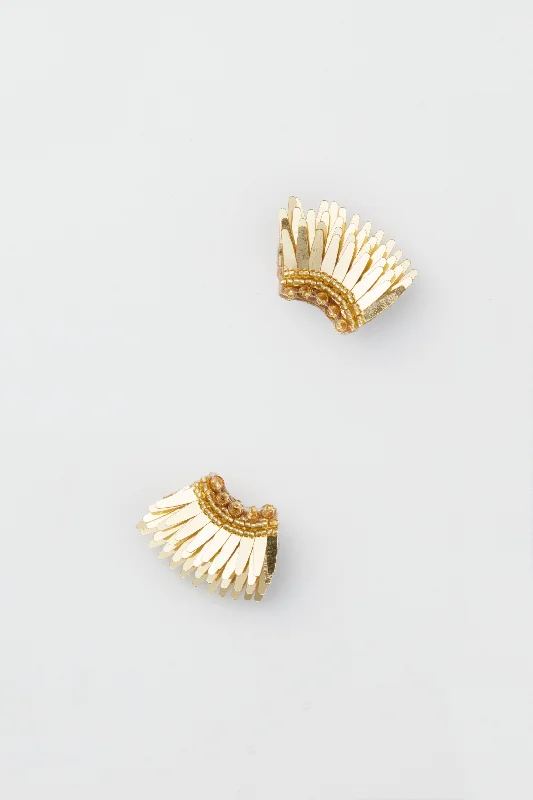 Drop Earrings with Knot Designs -Exclusive Gold Micro Madeline Earrings