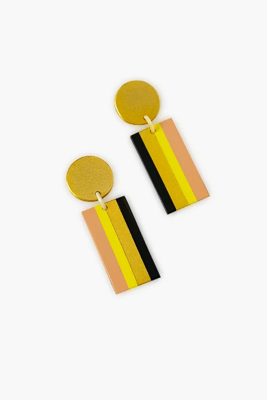 Drop Earrings for Mother's Day -Exclusive Gold Night Out Cabana Earrings