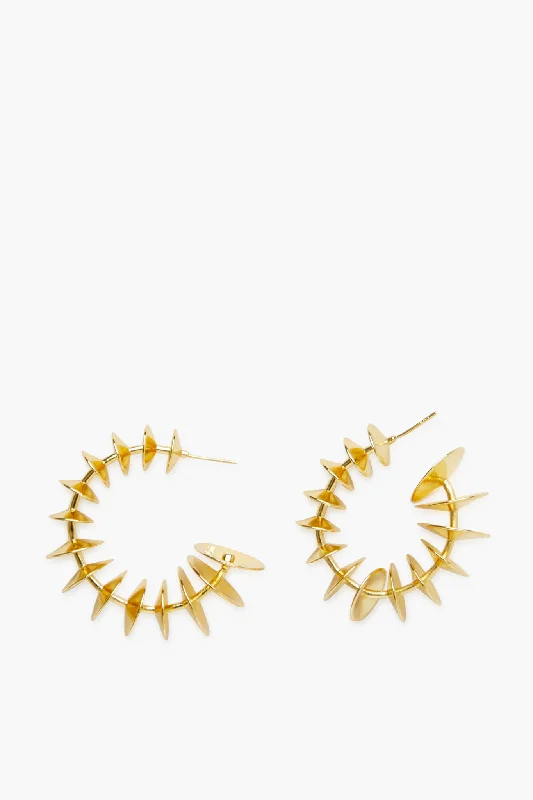 Crystal Drop Earrings for Sparkle -Gold Hera Mini Earrings