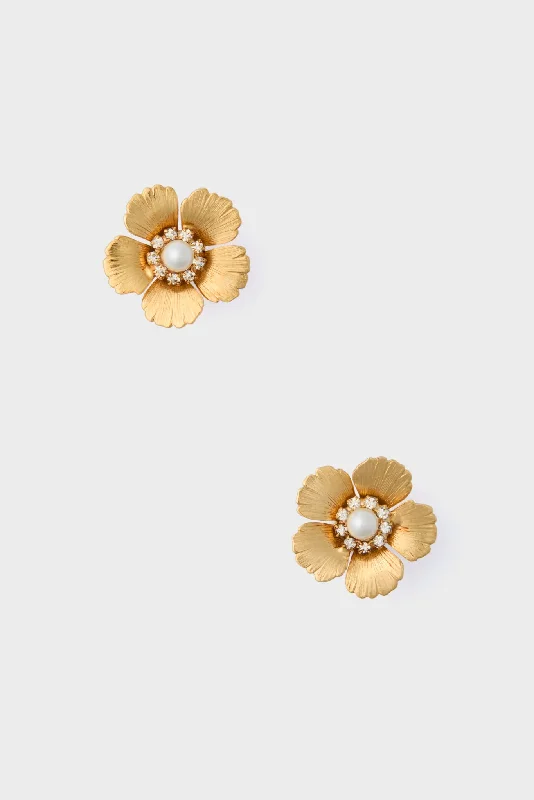 Drop Earrings for Formal Attire -Gold Ravina Earrings