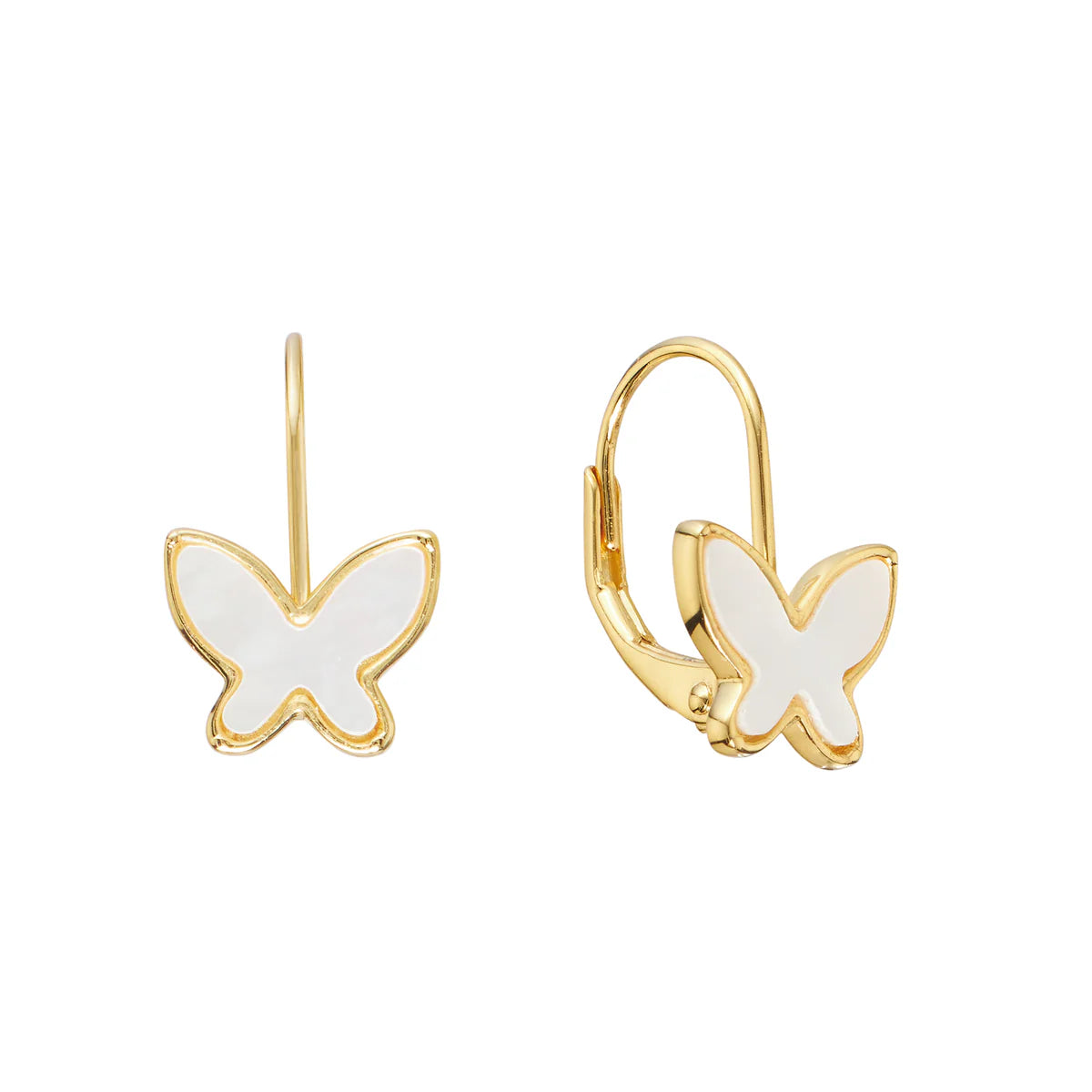 Drop Earrings for Travel Look -Mini Butterfly Earrings