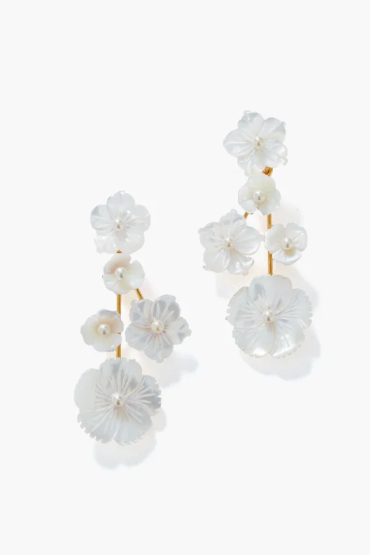 Lead Free Drop Earrings for Health -Mother of Pearl Orla Earrings