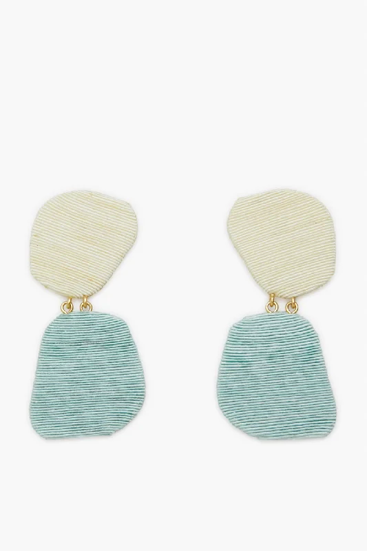 Drop Earrings for Wellness Routine -Seaglass Ula Earrings