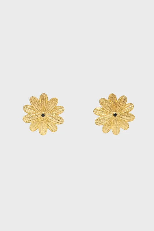 Drop Earrings for Wellness Routine -The Little Fleur Earrings