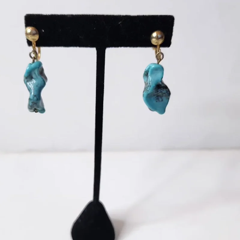 Oval Drop Earrings for Grace -Turquoise The Dream Earrings