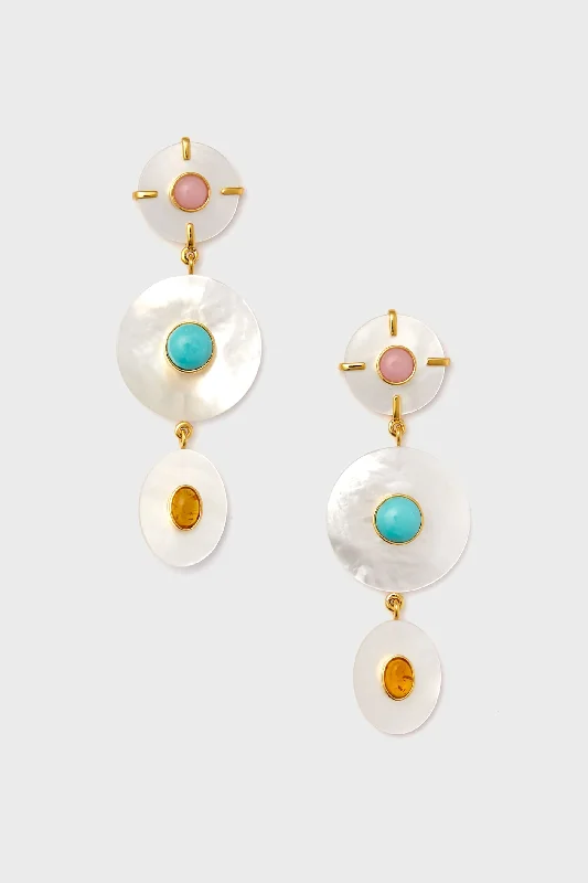 Drop Earrings for Mother's Day -White Tropic Pearl Earrings